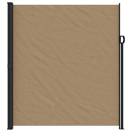 Vidaxl windscherm uittrekbaar 220x300 cm taupe
