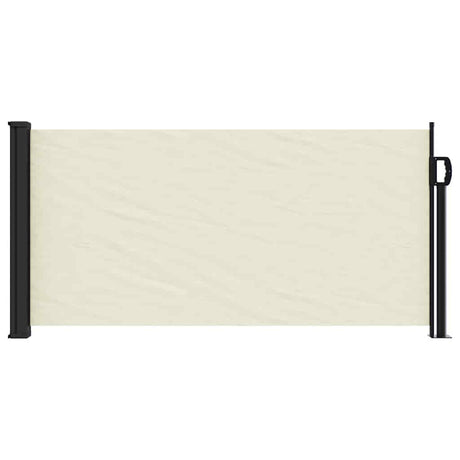 Vidaxx ausziehbarer Windschutz 100x500 cm cremefarben
