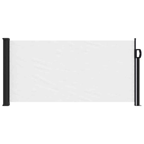 Vidaxx ausziehbarer Windschutz 100x500 cm weiß