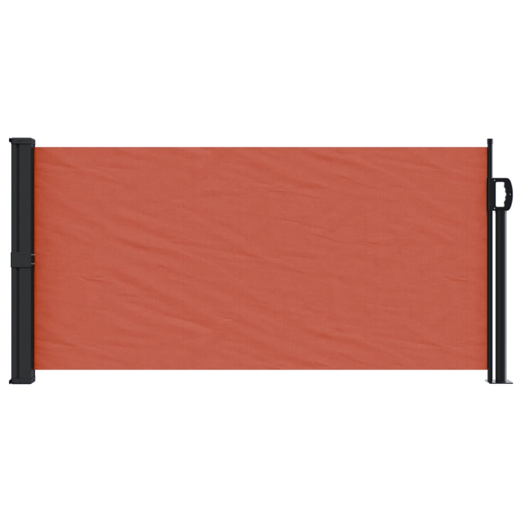 Vidaxx ausziehbarer Windschutz 100x500 cm Terrakotta