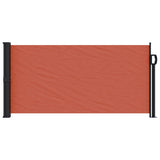 Vidaxx ausziehbarer Windschutz 100x500 cm Terrakotta