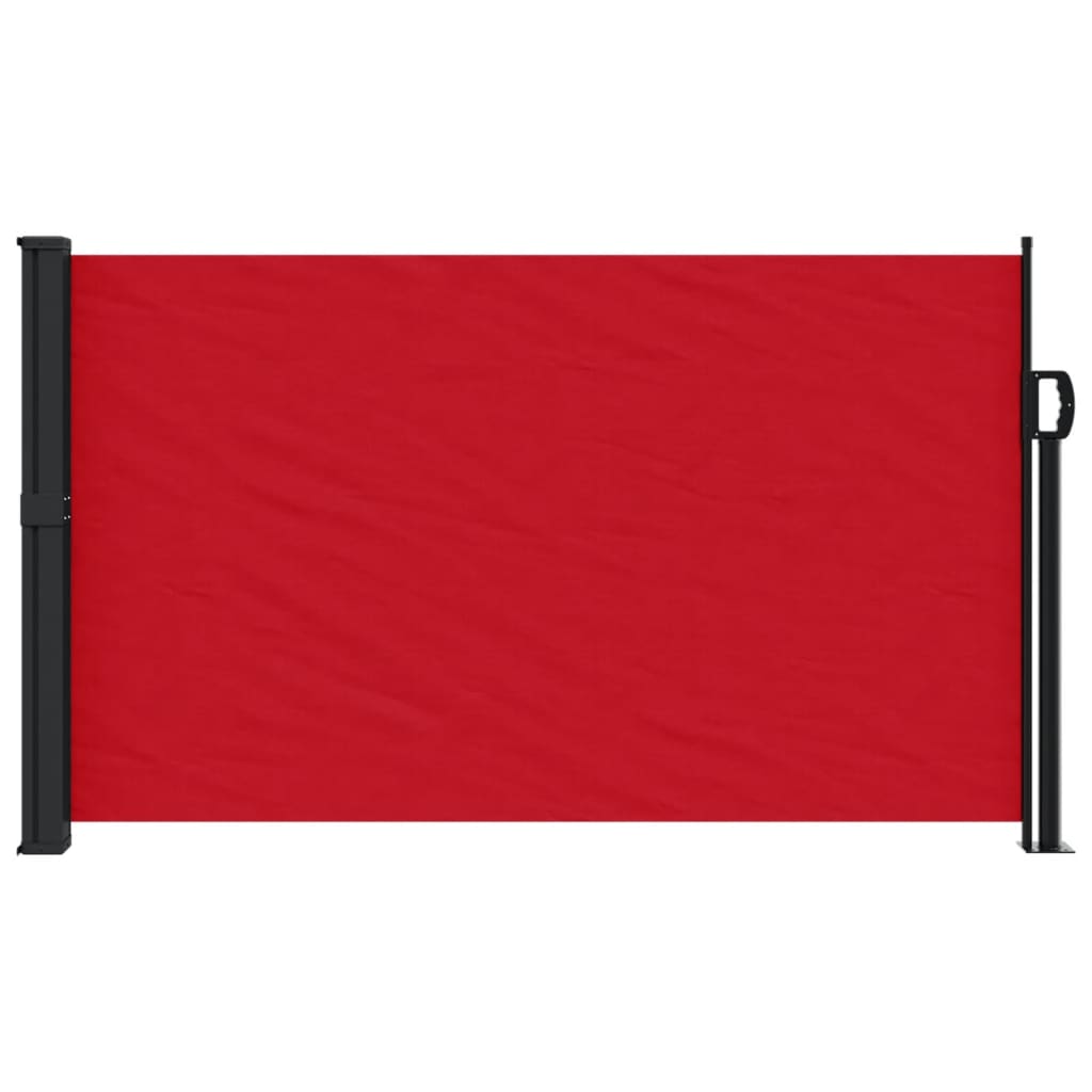 Vidaxx ausziehbarer Windschutz 120x500 cm rot