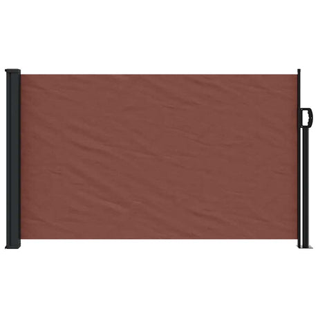 Vidaxx ausziehbarer Windschutz 120x500 cm braun