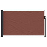 Vidaxx ausziehbarer Windschutz 120x500 cm braun