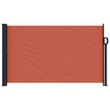Vidaxx ausziehbarer Windschutz 120x500 cm Terrakotta