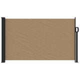 Vidaxx ausziehbarer Windschutz 120x500 cm Taupe