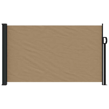 Vidaxx ausziehbarer Windschutz 120x500 cm Taupe