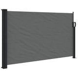 Vidaxx ausziehbarer Windschutz 120x500 cm Anthrazit