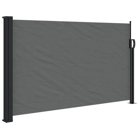 Vidaxx ausziehbarer Windschutz 120x500 cm Anthrazit