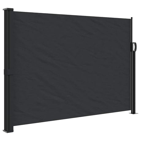 Vidaxx ausziehbarer Windschutz 140x500 cm schwarz