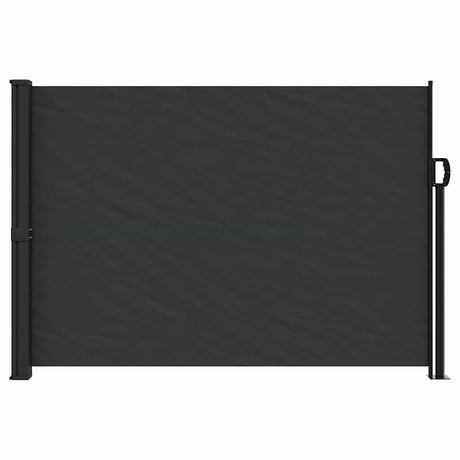 Vidaxx ausziehbarer Windschutz 140x500 cm schwarz