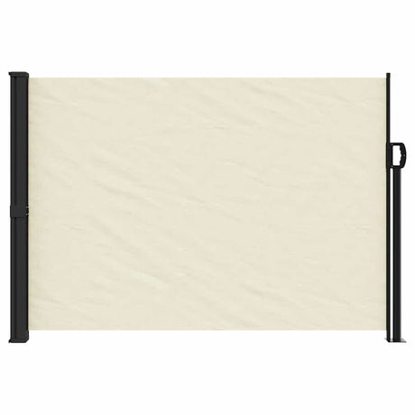 Vidaxx ausziehbarer Windschutz 140x500 cm cremefarben