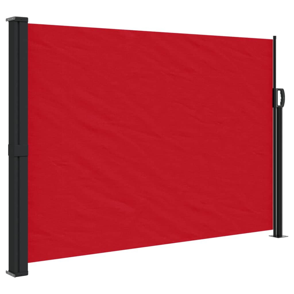 Vidaxx ausziehbarer Windschutz 140x500 cm rot