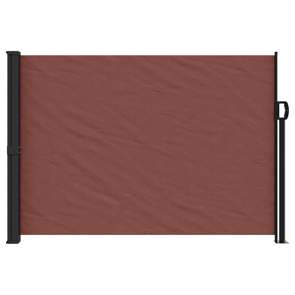 Vidaxx ausziehbarer Windschutz 140x500 cm braun