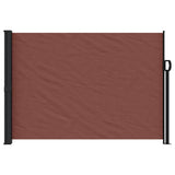 Vidaxx ausziehbarer Windschutz 140x500 cm braun