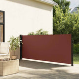 Vidaxx ausziehbarer Windschutz 140x500 cm braun