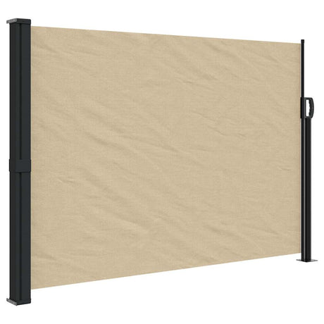 Vidaxx ausziehbarer Windschutz 140x500 cm beige