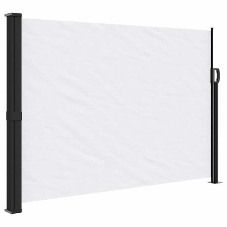 Vidaxx ausziehbarer Windschutz 140x500 cm weiß