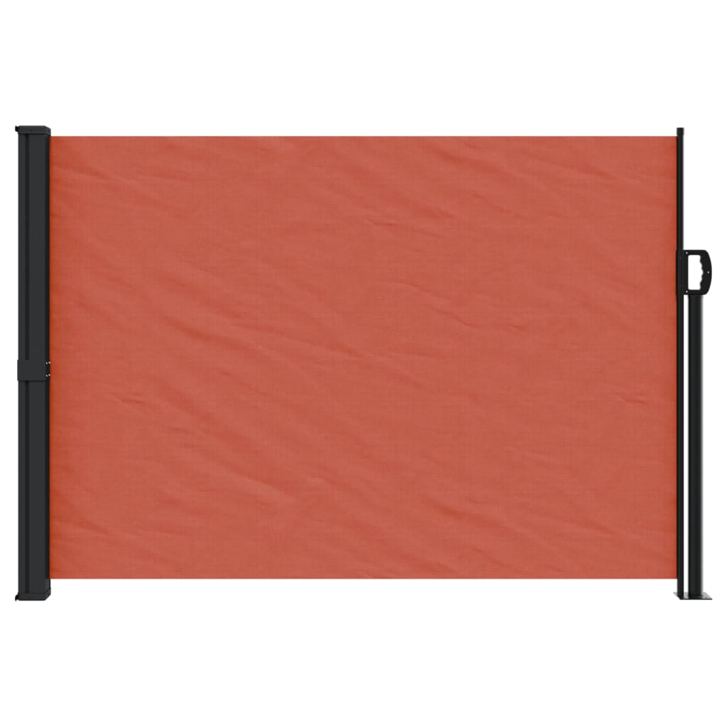 Vidaxx ausziehbarer Windschutz 140x500 cm Terrakotta