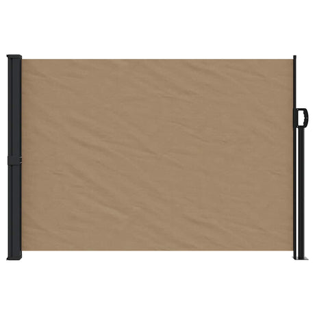 Vidaxx ausziehbarer Windschutz 140x500 cm Taupe