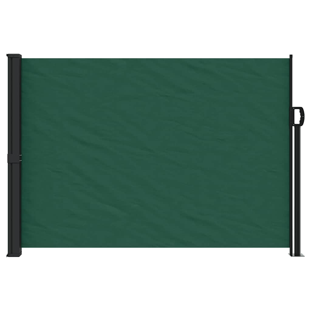 Vidaxl windscherm uittrekbaar 140x500 cm donkergroen