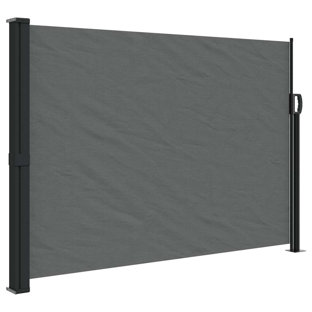 Vidaxx ausziehbarer Windschutz 140x500 cm Anthrazit