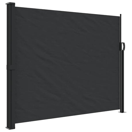 Vidaxx ausziehbarer Windschutz 160x500 cm schwarz