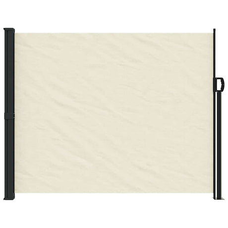Vidaxx ausziehbarer Windschutz 160x500 cm cremefarben