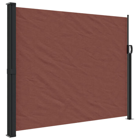 Vidaxx ausziehbarer Windschutz 160x500 cm braun
