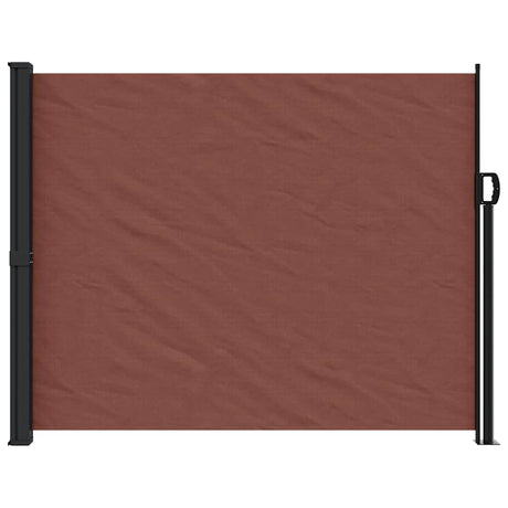 Vidaxx ausziehbarer Windschutz 160x500 cm braun