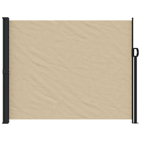 Vidaxx ausziehbarer Windschutz 160x500 cm beige