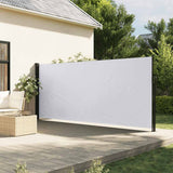 Vidaxx ausziehbarer Windschutz 160x500 cm weiß