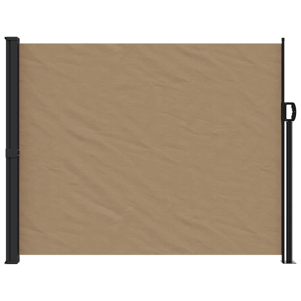 Vidaxx ausziehbarer Windschutz 160x500 cm Taupe