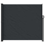 Vidaxx ausziehbarer Windschutz 180x500 cm schwarz
