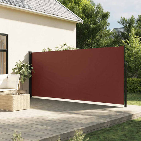 Vidaxx ausziehbarer Windschutz 180x500 cm braun