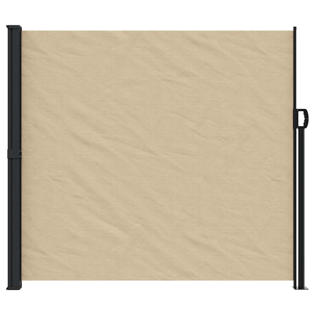 Vidaxl windscherm uittrekbaar 180x500 cm beige