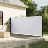 Vidaxx ausziehbarer Windschutz 180x500 cm weiß