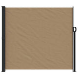 Vidaxx ausziehbarer Windschutz 180x500 cm Taupe