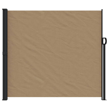 Vidaxx ausziehbarer Windschutz 180x500 cm Taupe