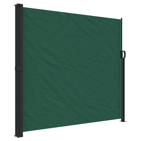 Vidaxl windscherm uittrekbaar 180x500 cm donkergroen