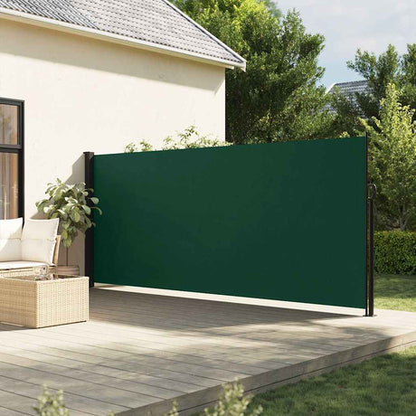 Vidaxl windscherm uittrekbaar 180x500 cm donkergroen