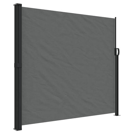 Vidaxx ausziehbarer Windschutz 180x500 cm Anthrazit