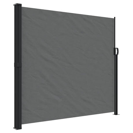 Vidaxx ausziehbarer Windschutz 180x500 cm Anthrazit