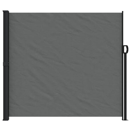 Vidaxx ausziehbarer Windschutz 180x500 cm Anthrazit