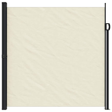 Vidaxx ausziehbarer Windschutz 200x500 cm cremefarben