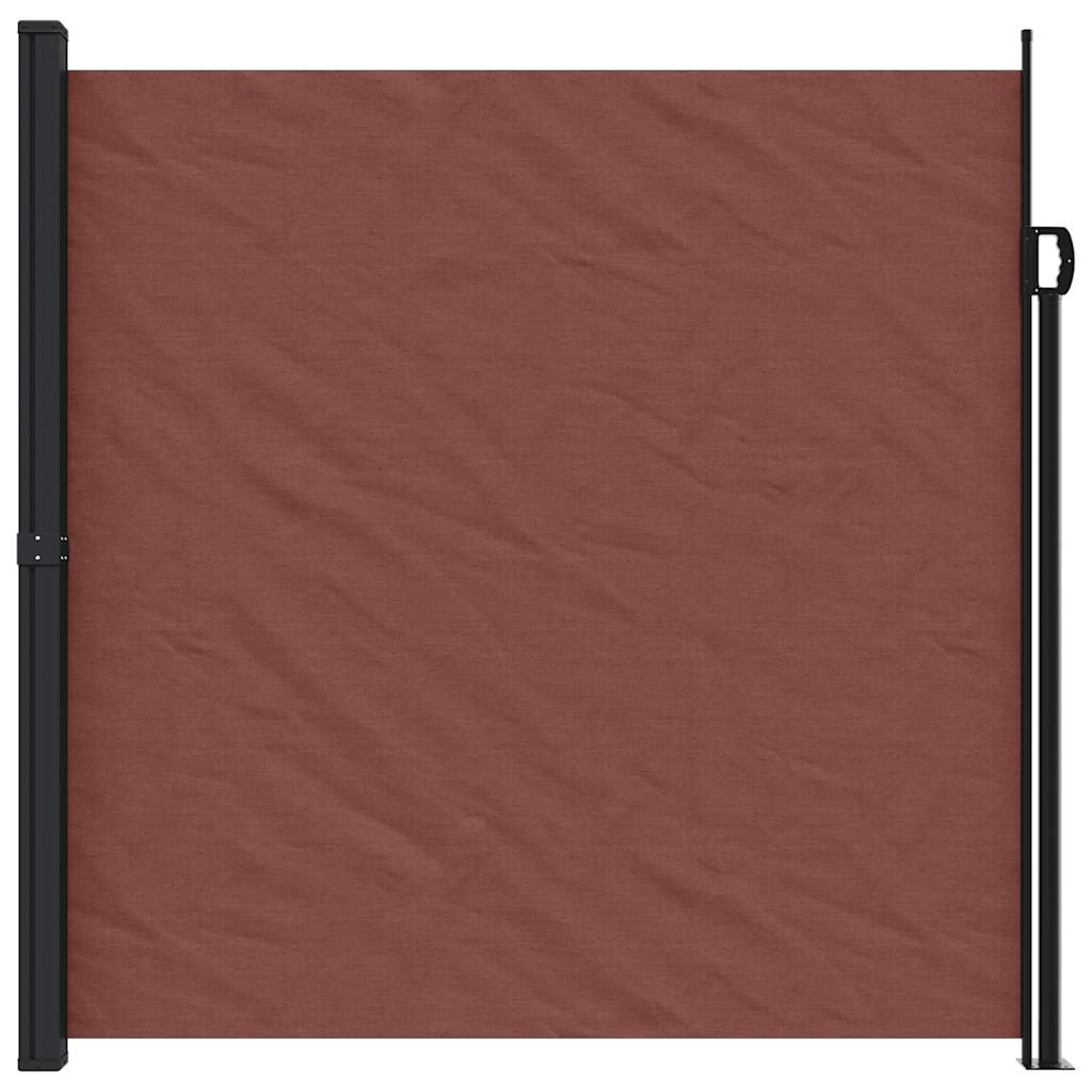 Vidaxx ausziehbarer Windschutz 200x500 cm braun