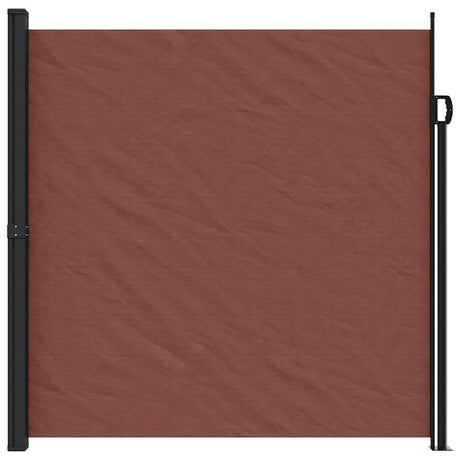 Vidaxx ausziehbarer Windschutz 200x500 cm braun