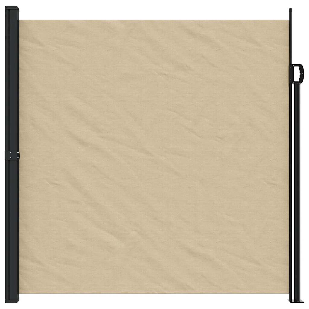 Vidaxl windscherm uittrekbaar 200x500 cm beige