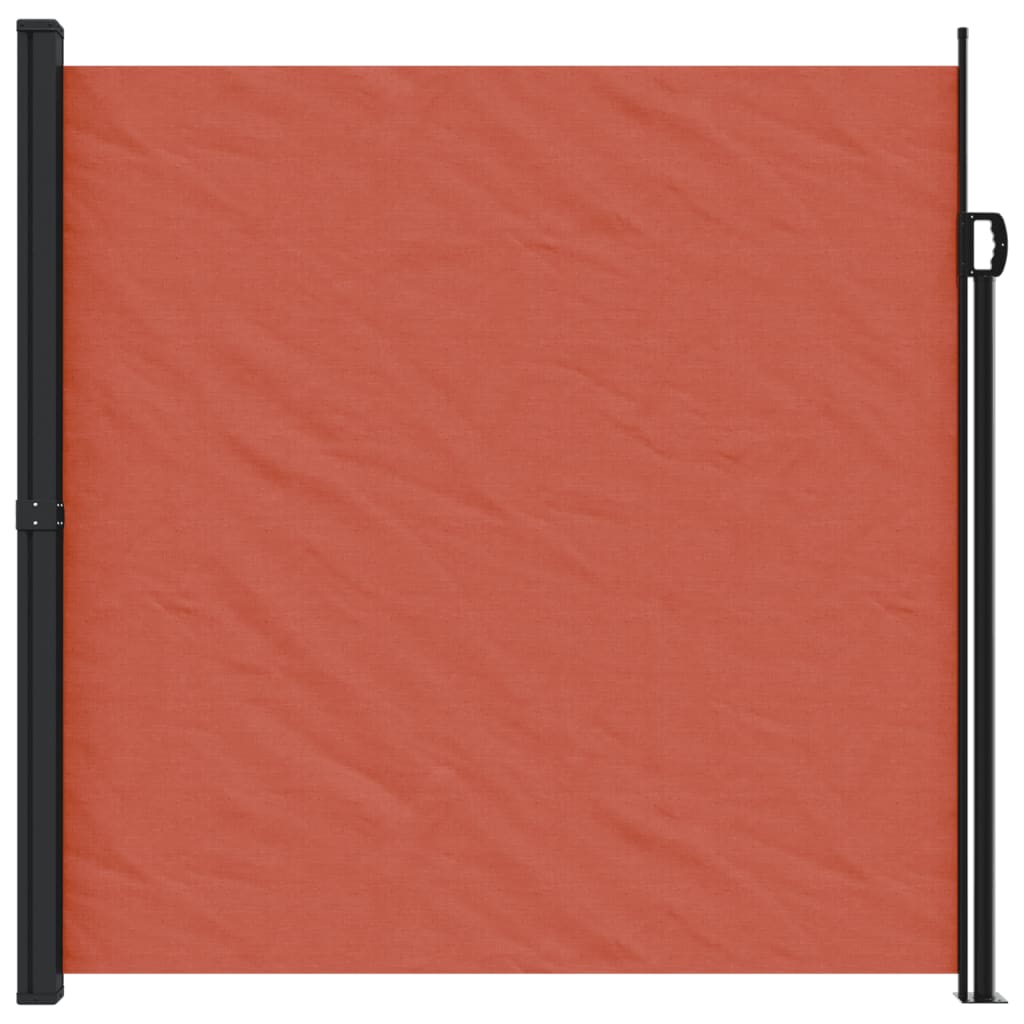 Vidaxx ausziehbarer Windschutz 200x500 cm Terrakotta