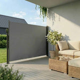 Vidaxx ausziehbarer Windschutz 200x500 cm Anthrazit